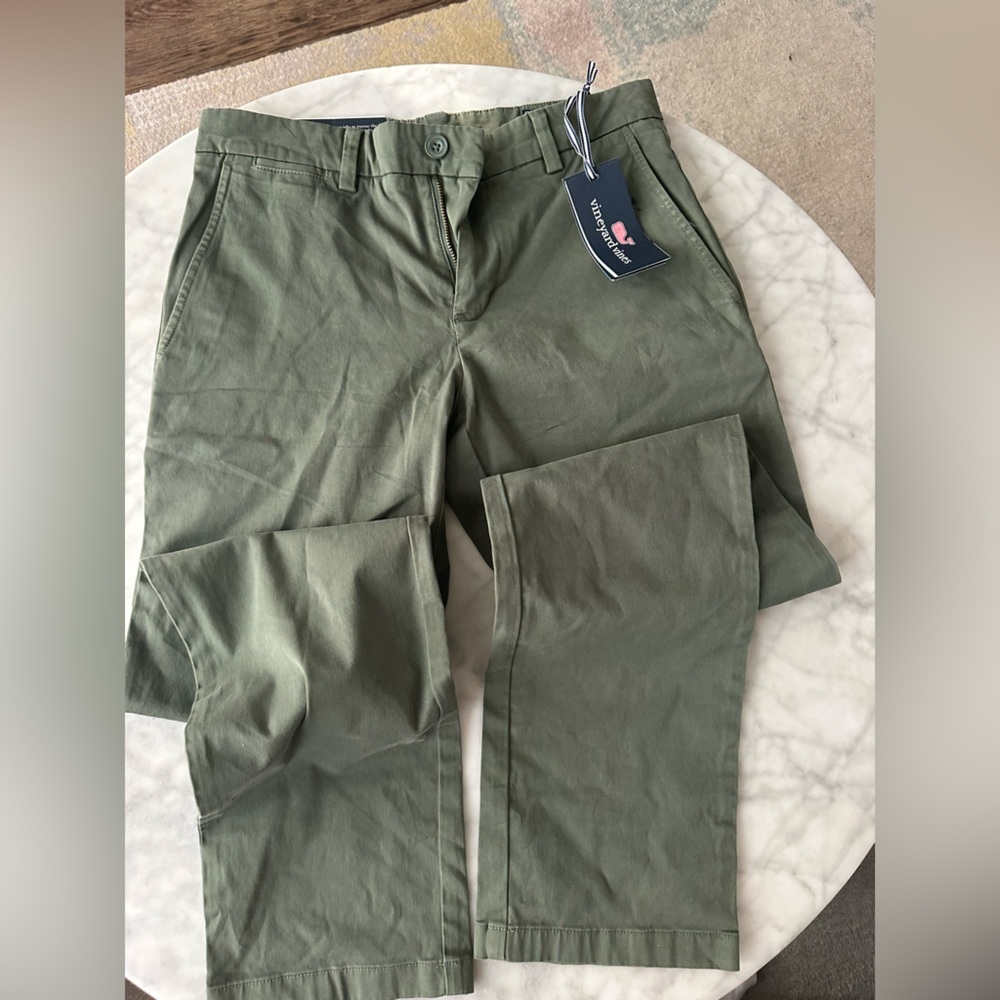 Vineyard Vines Men Slim Fit Pants 28x32 NWT Green